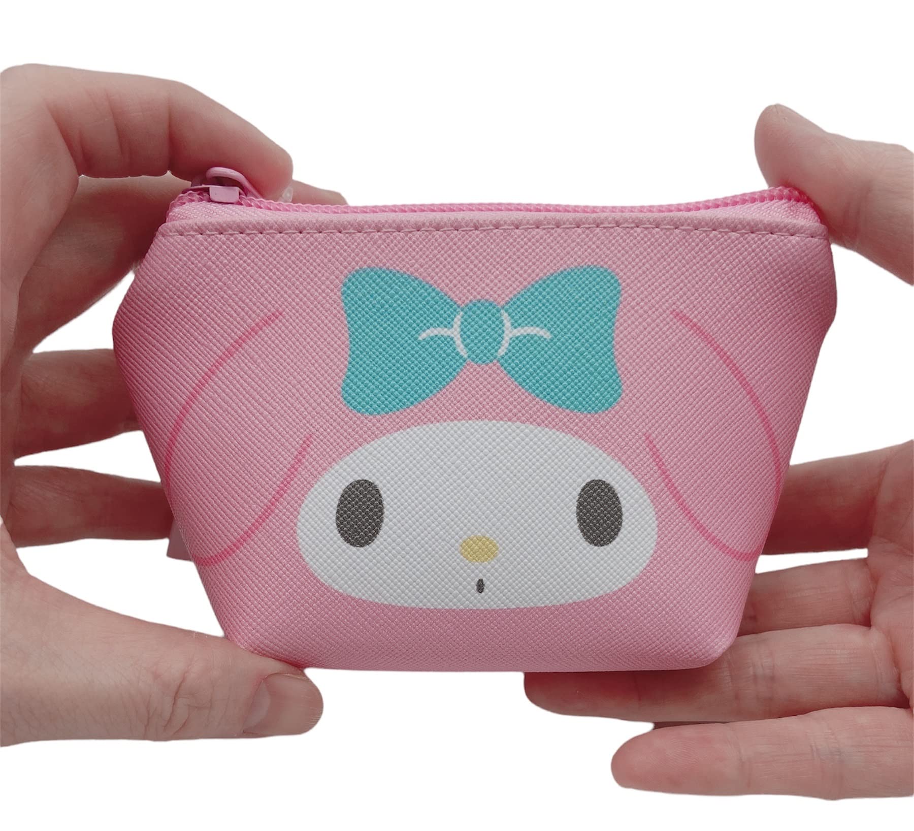 Sanrio My Melody Face Boat Type Cosmetics Small Pouch Bag 4.3 in (W) × 3 in (H) × 2 in (D) For Adult Use