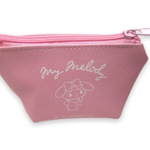 Sanrio My Melody Face Boat Type Cosmetics Small Pouch Bag 4.3 in (W) × 3 in (H) × 2 in (D) For Adult Use