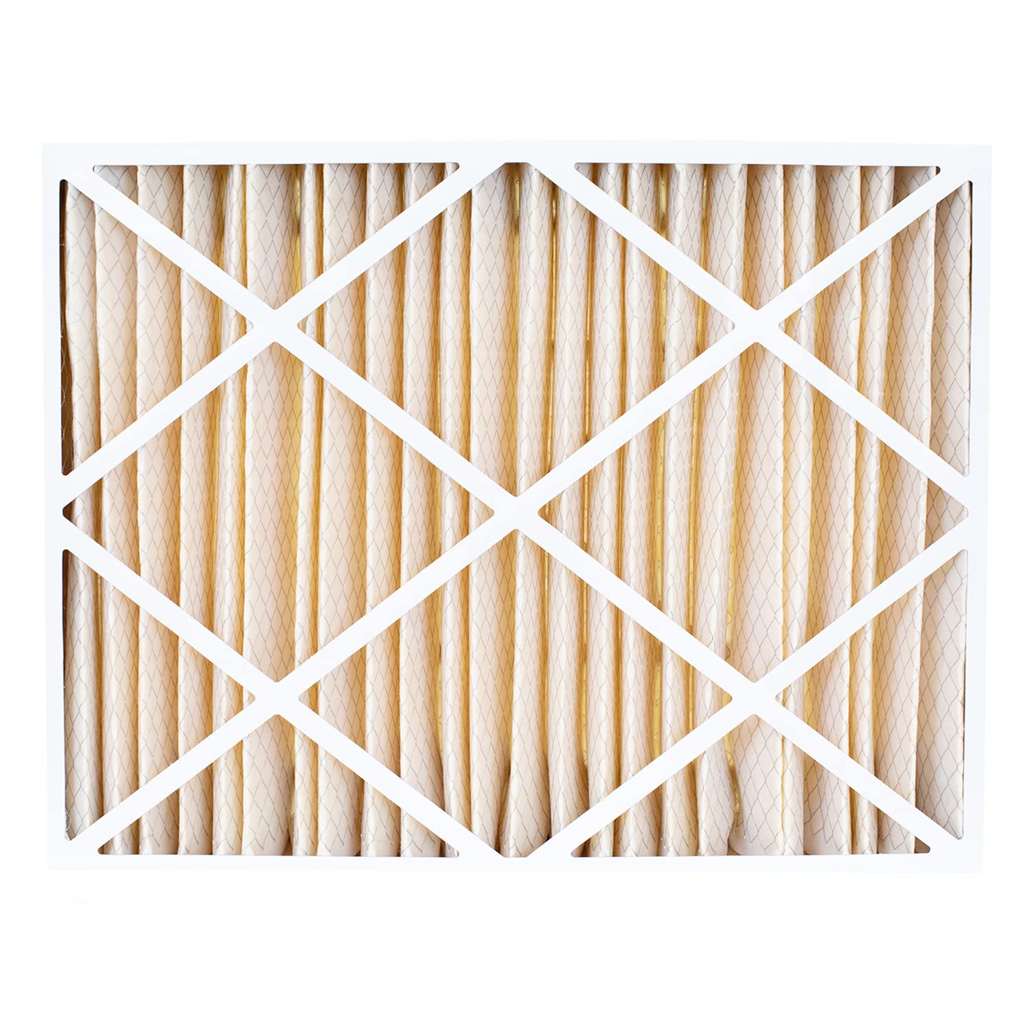 Filterbuy 20x25x6 Air Filter MERV 11 Allergen Defense (2-Pack), Pleated HVAC AC Furnace Air Filters Replacement for Aprilaire Space-Gard 201/2200 / 2250 (Actual Size: 19.75 x 24.25 x 6.00 Inches)