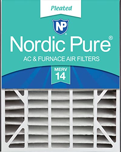 Nordic Pure 20x25x5 (19_3/4 x 24_1/4 x 4_7/8) Air Bear Replacement 266649-102 MERV 14 Air Filter 1 Pack