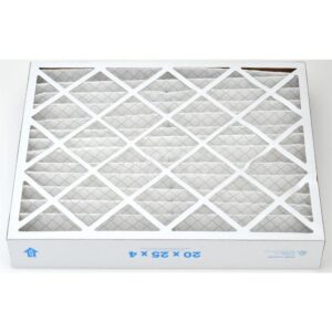 PRO SOURCE 20x25x4 MERV 8 Synthetic Media Air Filter with Paperboard Frame