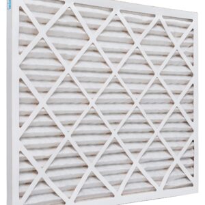 Eco-Aire 20x21 5/8x1 MERV 13, Pleated Air Filter, 20 x 21 5/8 x 1, Box of 6, Made in The USA