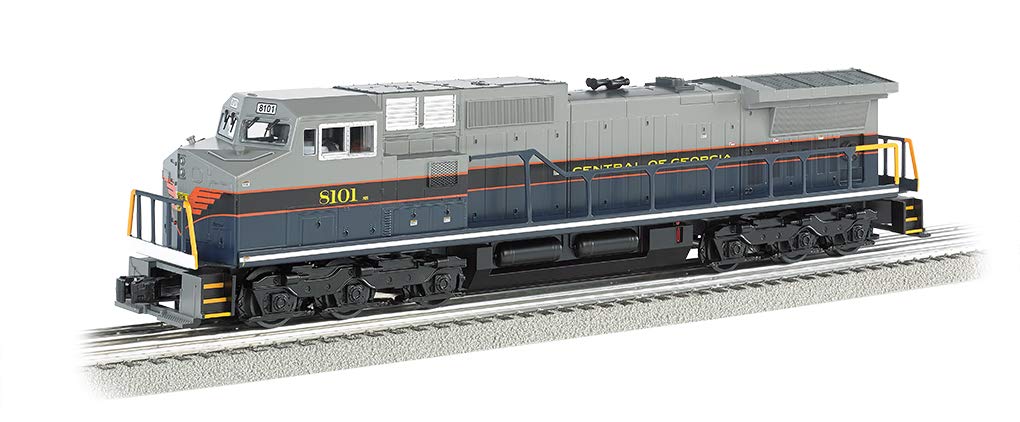 Williams by Bachmann GE Dash 9 Diesel - Central of Georgia #8101 Train (O Scale)