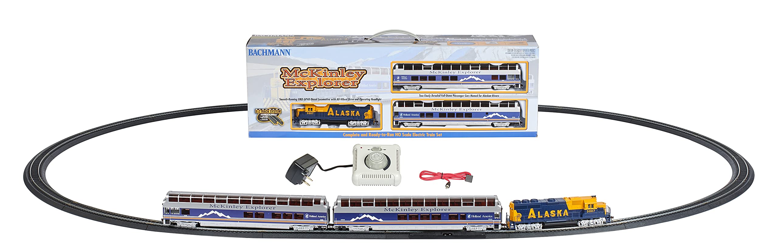 Bachmann Trains - McKinley Explorer Ready To Run Electric Train Set - HO Scale