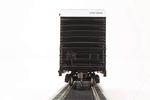 Bachmann Trains - High-Cube Box Car with Sliding Door - ATSF (Santa Fe) - HO Scale,Silver