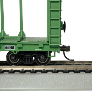 Bachmann Trains - 52' Center-Beam FLATCAR with BULKHEADS - Burlington Northern #615816 - HO Scale