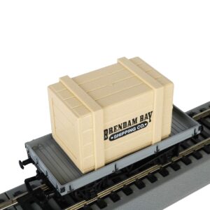 Bachmann Trains - Thomas & Friends™ 1 Plank Wagon with BRENDAM Bay Shipping CO. Crate - HO Scale