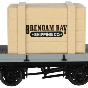 Bachmann Trains - Thomas & Friends™ 1 Plank Wagon with BRENDAM Bay Shipping CO. Crate - HO Scale