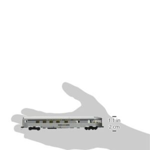 Bachmann Industries Streamline Fluted Observation Car with Lighted Interior - B&O (N Scale), 85'