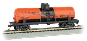 bachmann trains - 40’ single dome tank car - c.f. simonin's sons, inc. #20157 - ho scale