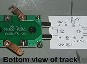 Bachmann Trains - Snap-Fit E-Z TRACK 9" POWER TERMINAL w/INSULATED GAP (2/card) - NICKEL SILVER Rail With Gray Roadbed - HO Scale