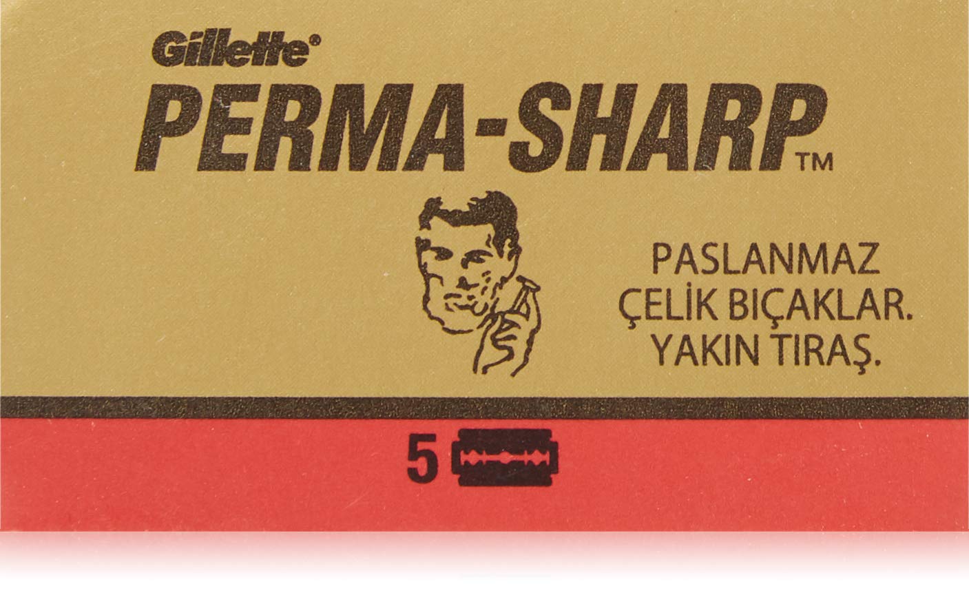 30 Perma-Sharp Super Double Edge Razor Blades