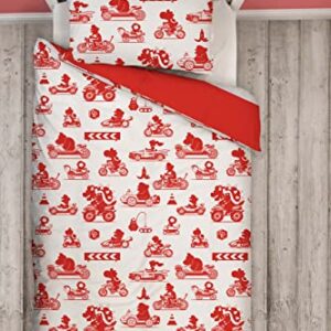 Nintendo Mario Closeup Single Duvet Cover Set