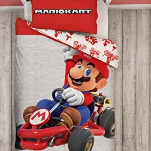 Nintendo Mario Closeup Single Duvet Cover Set