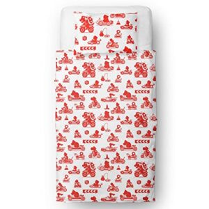 Nintendo Mario Closeup Single Duvet Cover Set