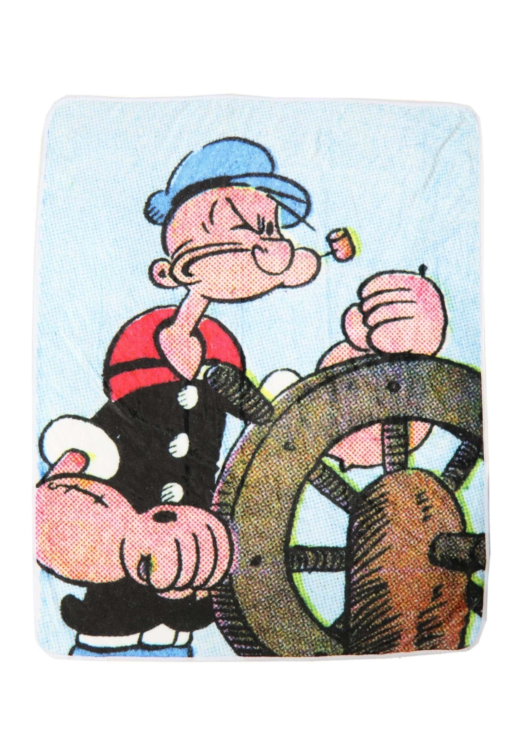 Fun Costumes Popeye 60x48 Blanket Standard