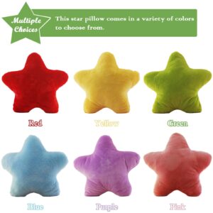 zhidiloveyou Star Pillow Plush Green, Stuffed Star Shaped Pillow Cute Toy for Kids, 15.7 inch