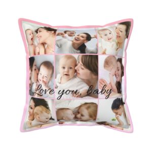 ARDDIS Custom Pillow case Personalized Pillowcase Double Side Print Customized Pillow Cover with Pictures,Photo,Text Decorative Pillows