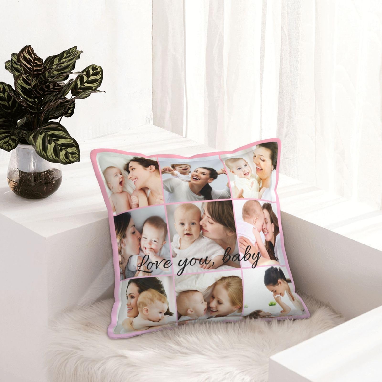 ARDDIS Custom Pillow case Personalized Pillowcase Double Side Print Customized Pillow Cover with Pictures,Photo,Text Decorative Pillows