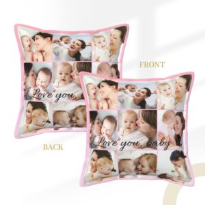 ARDDIS Custom Pillow case Personalized Pillowcase Double Side Print Customized Pillow Cover with Pictures,Photo,Text Decorative Pillows