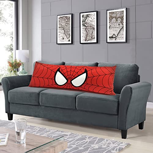 Spider Red Man Body Pillow Cover with Hidden Zipper 20x54inches Double Printed Pillowcase Cover