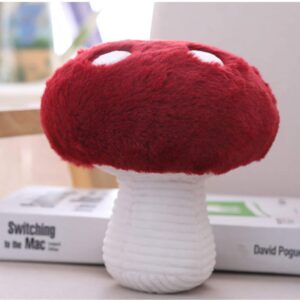 Fun Sunma Lovely Mushroom Cotton Pillow Stuffed Plush Mushroom Pillow (8 inches)