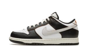 nike mens sb dunk low fd8775 001 huf - san francisco - size 10 white/black-orange