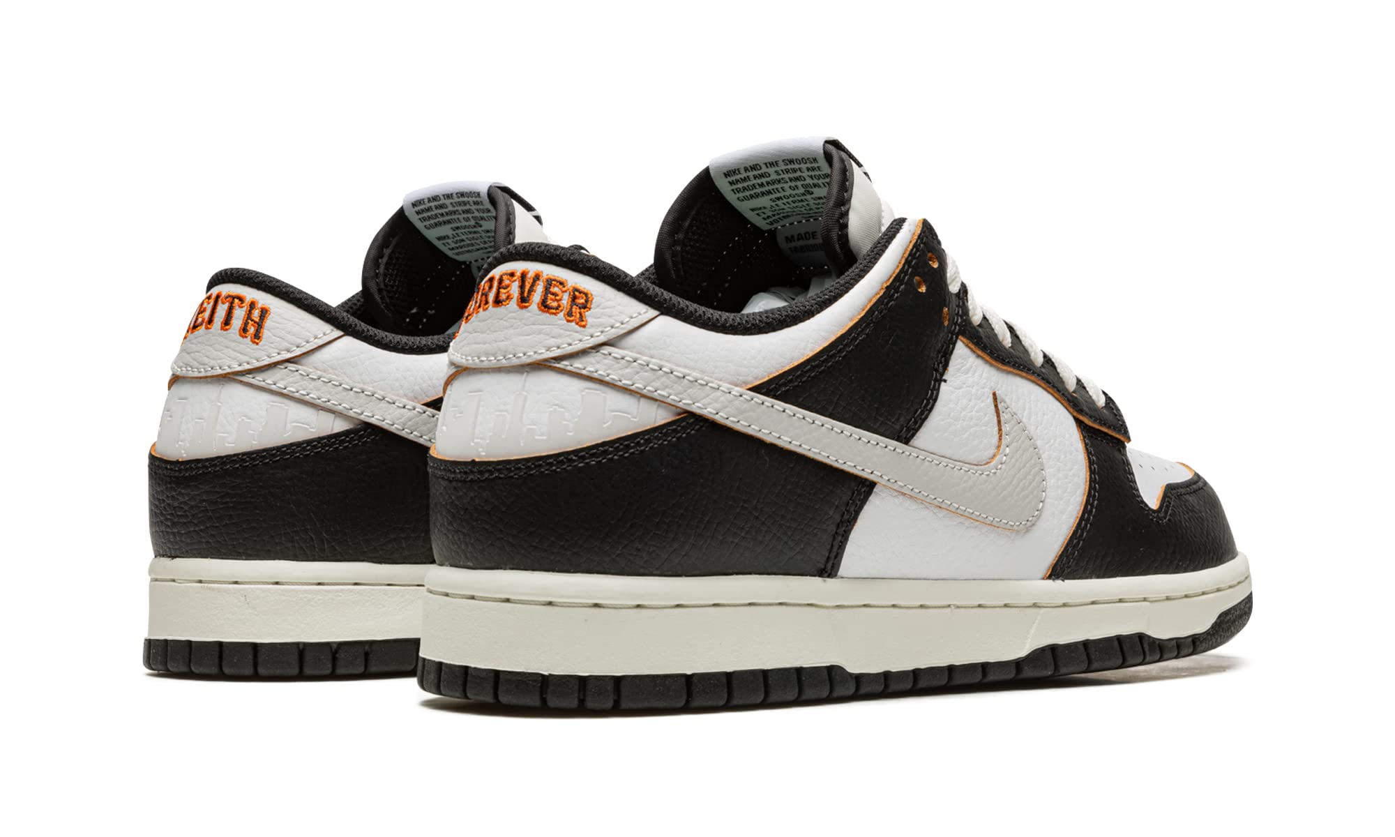 Nike Mens SB Dunk Low FD8775 001 HUF - San Francisco - Size 10 White/Black-Orange