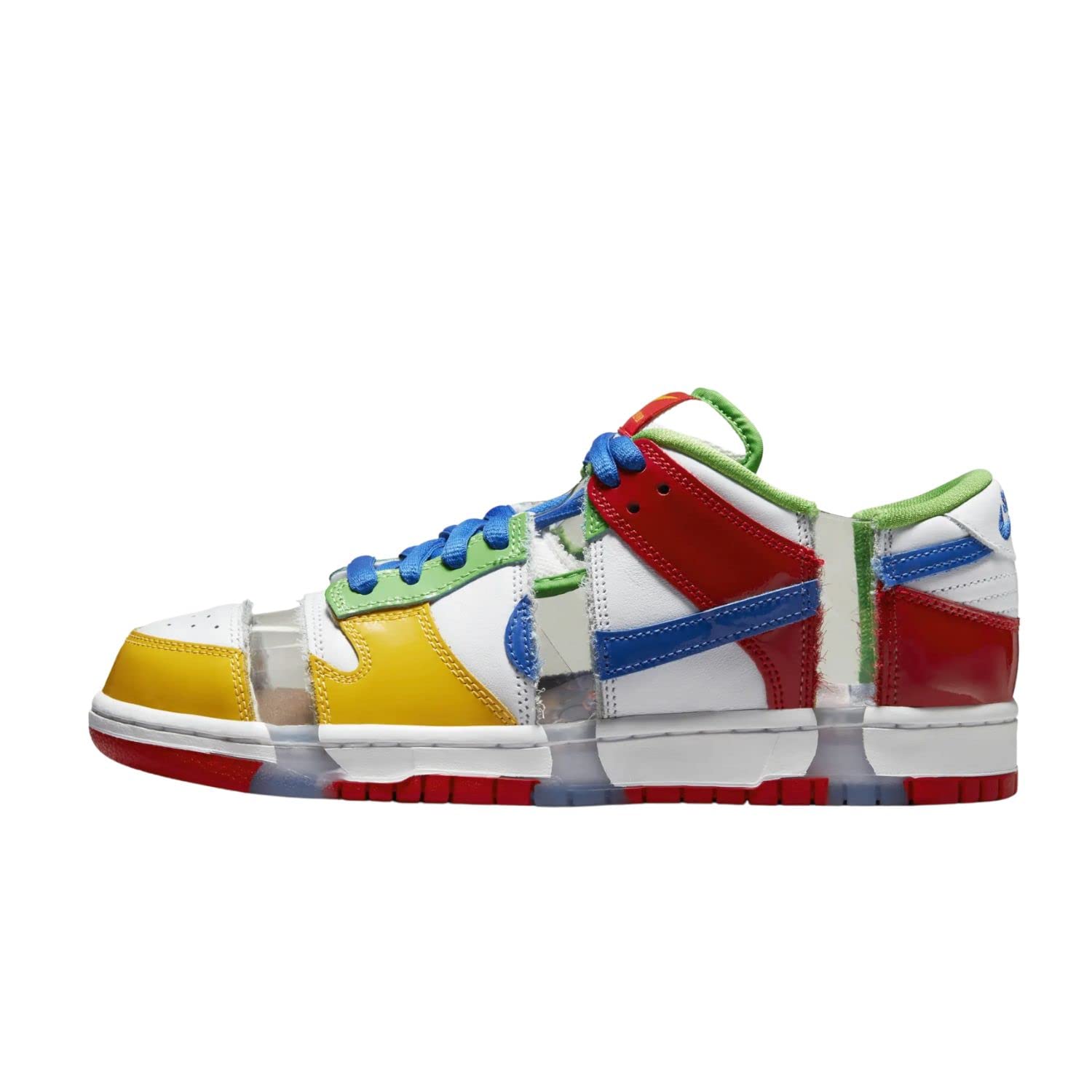 Nike Mens SB Dunk Low FD8777 100 Ebay-Sandy Bodecker-Size 11,White/Red-blue