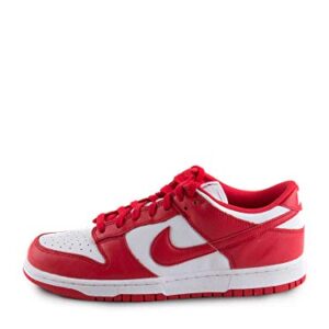 Nike Mens Dunk Low Retro SP CU1727 100 St. John's - Size 10 White/University Red