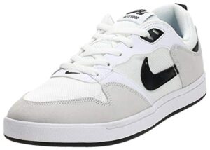 nike sb alleyoop mens trainers cj0882 sneakers shoes (uk 8 us 9 eu 42.5, white black white 100)