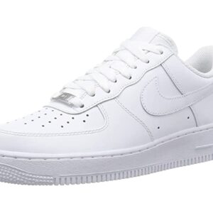 Nike Men's Air Force 1 Shoe, Pure Platinum/White/Pure Platinum, 10