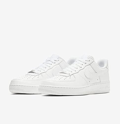 Nike Men's Air Force 1 Shoe, Pure Platinum/White/Pure Platinum, 10