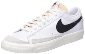 nike men's low '77 vintage shoes blazer, white/black/sail, 10