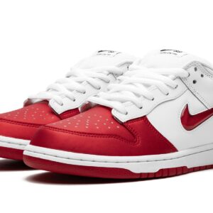 Nike Mens SB Dunk Low CK3480 600 Supreme - Jewel Swoosh Red/White - Size 10