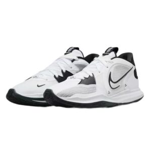 Nike Kyrie 5 Low Men's Basketball Shoes (White/White/Black, us_Footwear_Size_System, Adult, Men, Numeric, Medium, Numeric_10)