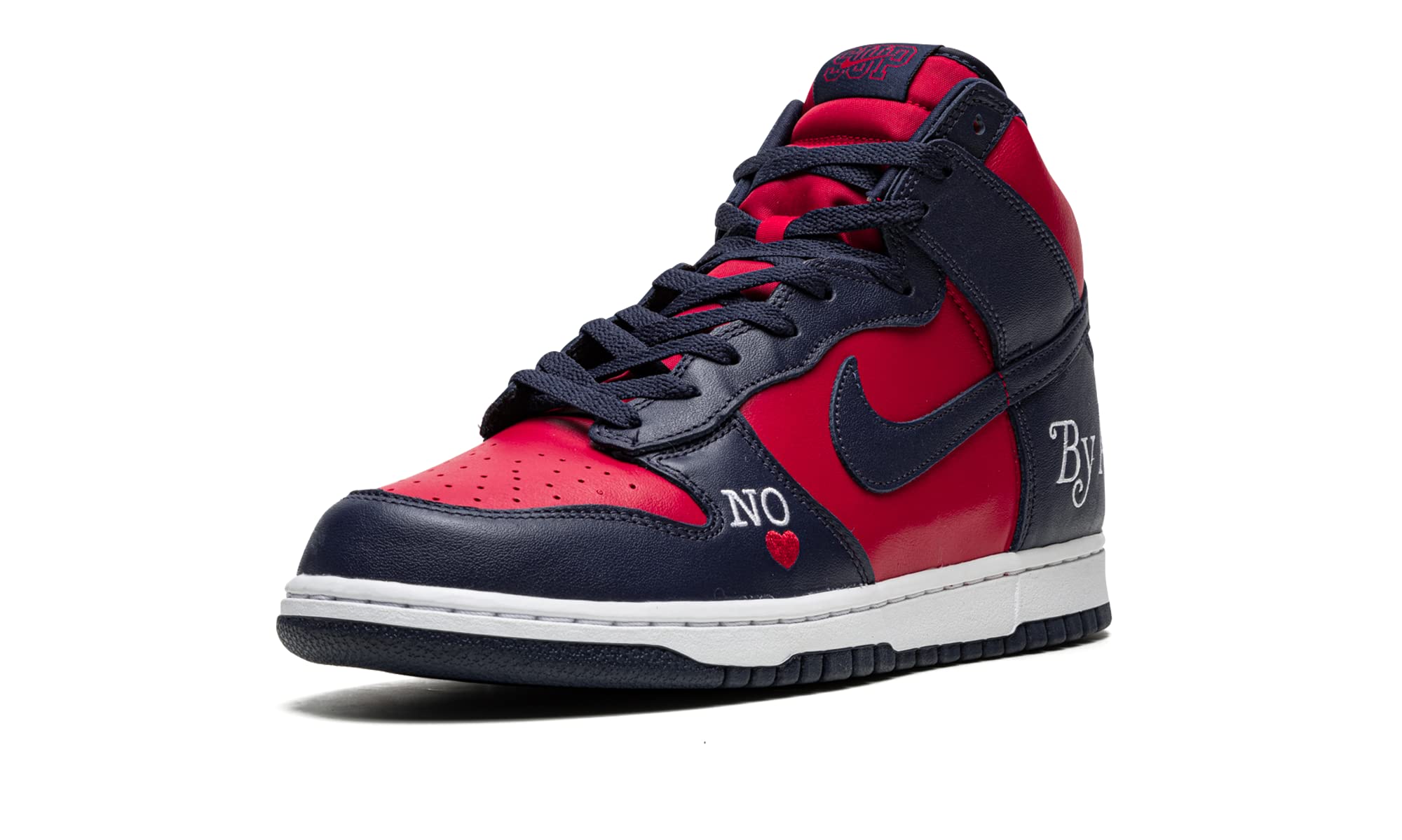 Nike Mens SB Dunk High DN3741 600 Supreme - by Any Means - Navy/Red - Size 9