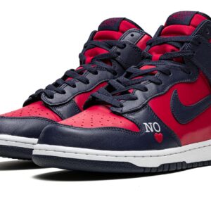 Nike Mens SB Dunk High DN3741 600 Supreme - by Any Means - Navy/Red - Size 9