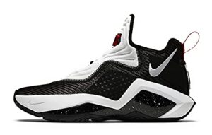 nike mens lebron soldier xiv 14 basketball shoes (black/white-university red, numeric_12)