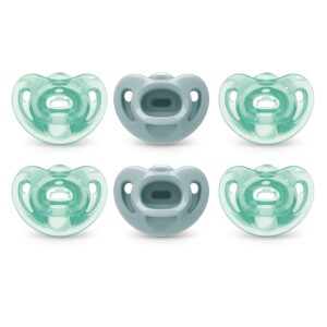 nuk comfy pacifiers, 6-18 months, 6 pack