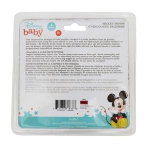 Cudlie Disney Mickey Mouse Baby Boy 4 Pack of Pacifier, Winkin Mickey