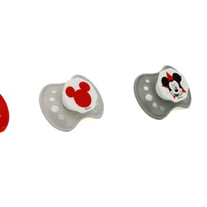 Cudlie Disney Mickey Mouse Baby Boy 4 Pack of Pacifier, Winkin Mickey