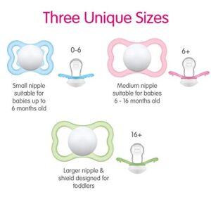 MAM Air Pacifiers (2 pack), MAM Sensitive Skin Pacifier 6+ Months, Best Pacifier for Breastfed Babies, Baby Boy Pacifiers, 6-16 (Pack of 2)