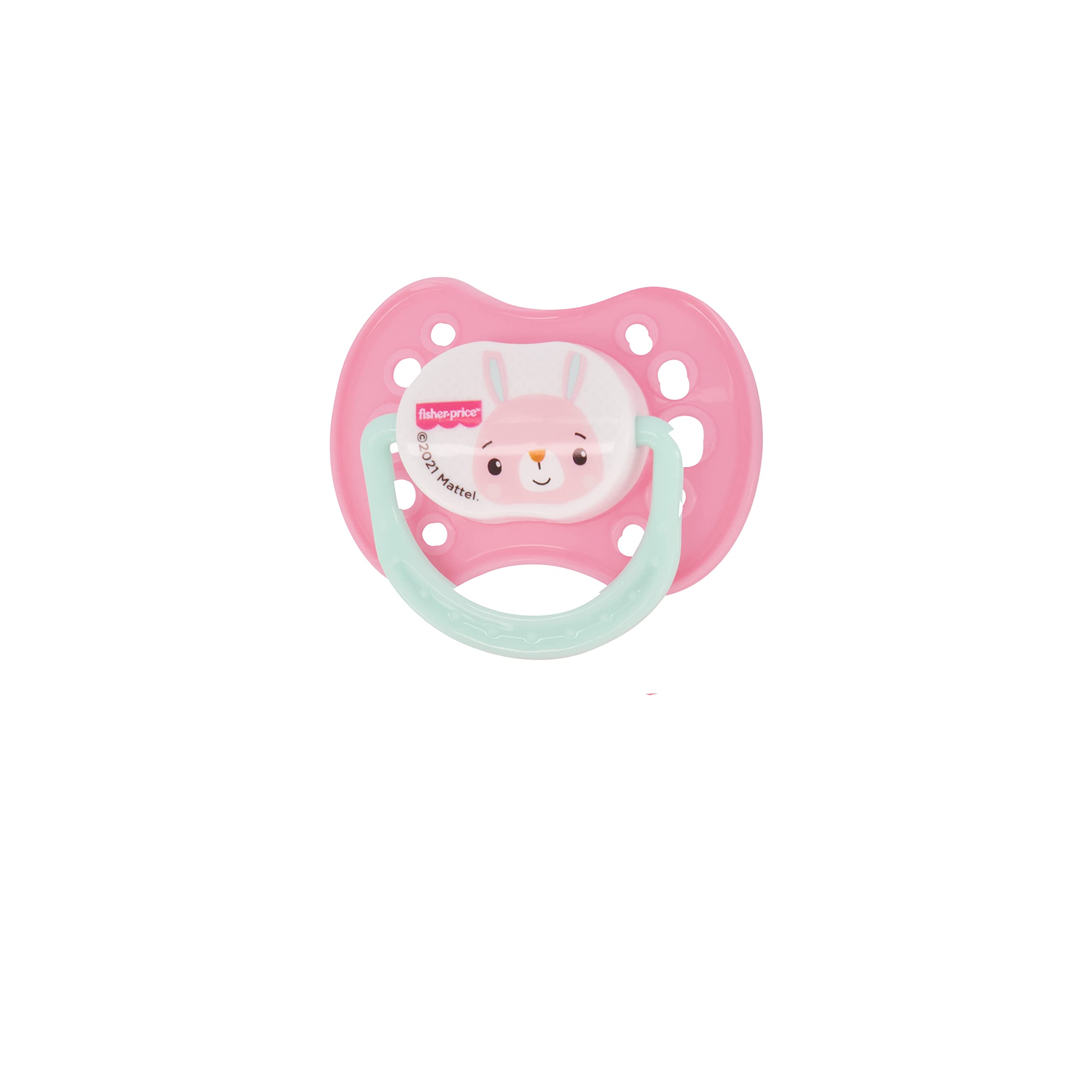 Fisher Price 4-Pack Orthodontic Pacifiers, Lets Play, Pink, BPA Free, 0+ Months FD51245