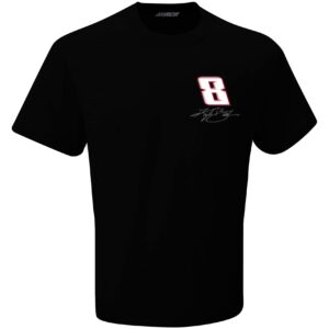 Kyle Busch 8 Tonal Flag T-Shirt - Short Sleeve Automotive Racing Apparel Medium