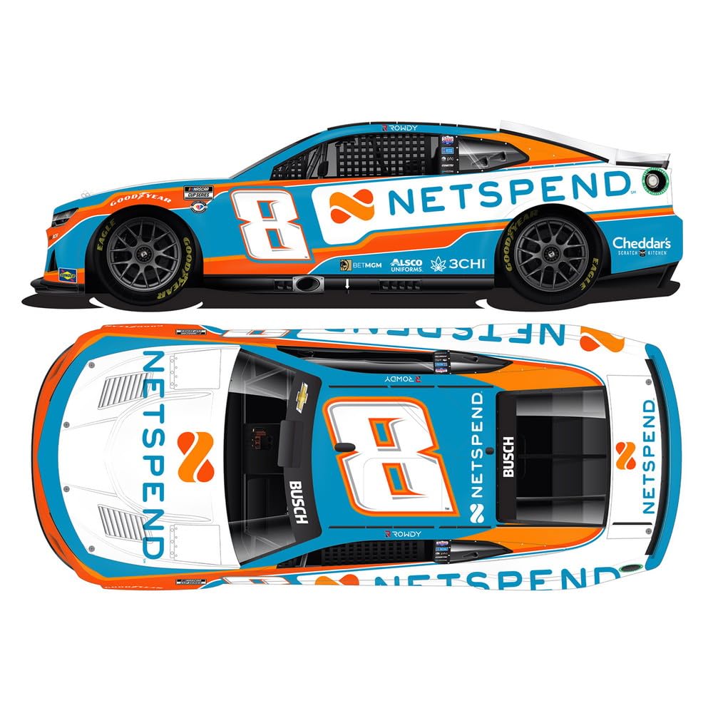 Lionel Racing Kyle Busch 2023 Netspend Diecast Car 1:64 Scale