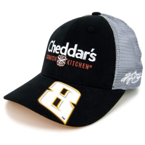 checkered flag sports kyle busch cheddar's #8 team hat multicolor