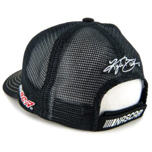 Checkered Flag Sports 2023 Kyle Busch Sponsor Hat NASCAR Adjustable Automotive Racing Mesh Baseball Cap Black