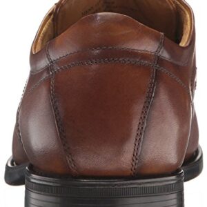 Florsheim Men's Medfield Plain Toe Oxford Dress Shoe, Cognac, 11 Wide