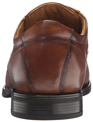 Florsheim Men's Medfield Plain Toe Oxford Dress Shoe, Cognac, 11 Wide